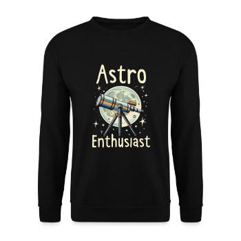 Astrophotographie Astronomy Space Camera - Sweat-shirt Unisexe - noir - Devant - Alina (178cm) & Michal (187cm)