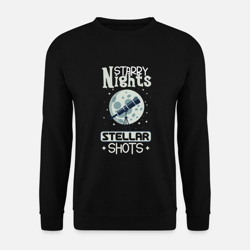 Astrophotography Astronomy Space Camera - Unisex Sweatshirt - black