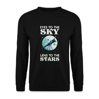 Astrophotographie Astronomy Space Camera - Sweat-shirt Unisexe - noir - Devant - Alina (178cm) & Michal (187cm)