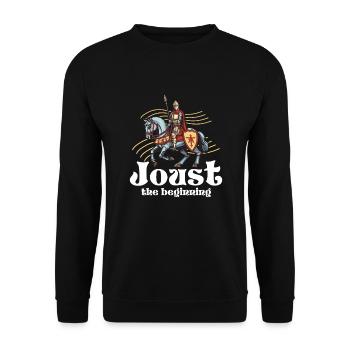 Chevalier Chevalier Armure Médiévale Renaissance - Sweat-shirt Unisexe - noir - Devant - Alina (178cm) & Michal (187cm)