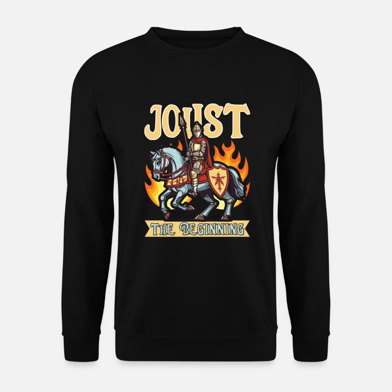 Ritterritter Mittelalterliche Renaissance-rüstung - Unisex Pullover - Schwarz