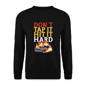 Demo Derby Demolition Derby Demolition Derby - Unisex Sweatshirt - black - Front - Alina (178cm) & Michal (187cm)