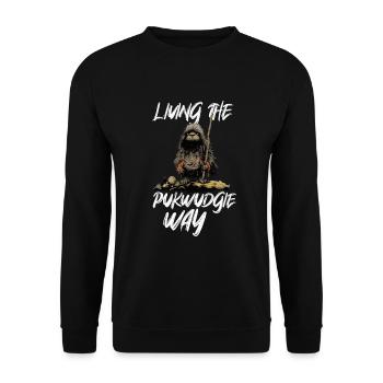 Pukwudgie, Cryptid, Folklore, Myths, Cryptozoologist - Unisex Sweatshirt - black - Front - Alina (178cm) & Michal (187cm)