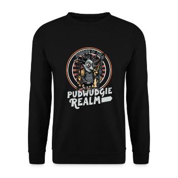 Pukwudgie, Cryptid, Folklore, Myths, Cryptozoologist - Unisex Sweatshirt - black - Front - Alina (178cm) & Michal (187cm)