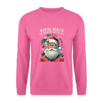 Psychische Gesundheit Weihnachten Anti-weihnachten - Unisex Pullover - Pink - Vorne