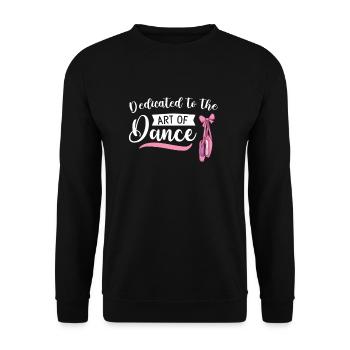 Ballett Ballerina Tanz Tänzerin Tanz Ballett - Unisex Pullover - Schwarz - Vorne - Alina (178cm) & Michal (187cm)