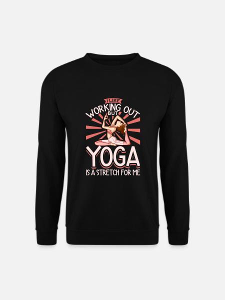 Yoga Mindfulness Practic Meditation Manifestation - Unisex Sweatshirt - black