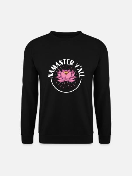 Yoga Mindfulness Practic Meditation Manifestation - Unisex Sweatshirt - black