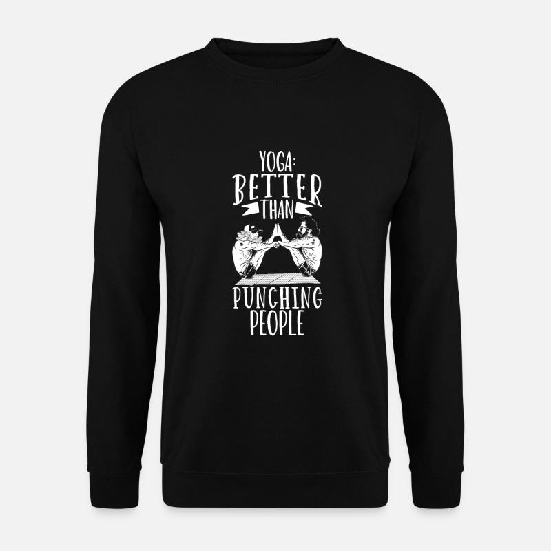 Yoga Mindfulness Practic Meditation Manifestation - Unisex Sweatshirt - black