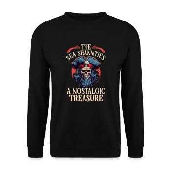 Sailors Sea Shanty Singing Ship Adventures - Sweat-shirt Unisexe - noir - Devant - Alina (178cm) & Michal (187cm)