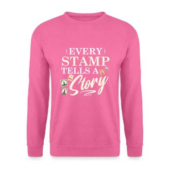 Philately Philatelist Stamp Collecting - Unisex Sweatshirt - pink - Front