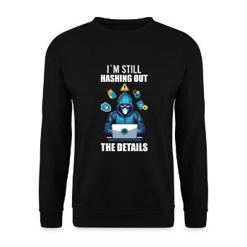 Analyste en piratage éthique Cybersécurité éthique - Sweat-shirt Unisexe - noir - Devant - Alina (178cm) & Michal (187cm)