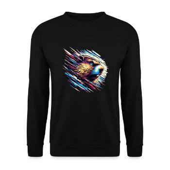 Groundhog Day Enthusiasts 2024, February 2 - Unisex Sweatshirt - black - Front - Alina (178cm) & Michal (187cm)