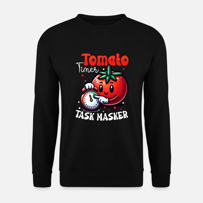 Zeitmanagement Pomodoro-technik-fokus - Unisex Pullover - Schwarz