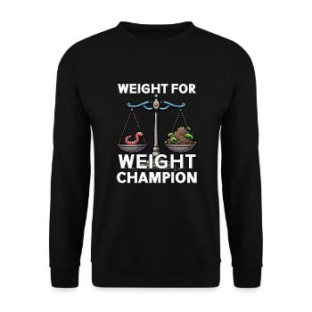Lombriciculture Jardinage de vers de terre Vermiculture - Sweat-shirt Unisexe - noir - Devant - Alina (178cm) & Michal (187cm)