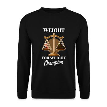 Lombriciculture Jardinage de vers de terre Vermiculture - Sweat-shirt Unisexe - noir - Devant - Alina (178cm) & Michal (187cm)