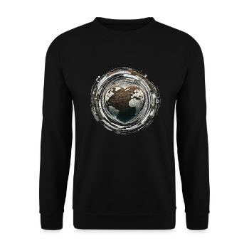 Lombriciculture Jardinage de vers de terre Vermiculture - Sweat-shirt Unisexe - noir - Devant - Alina (178cm) & Michal (187cm)