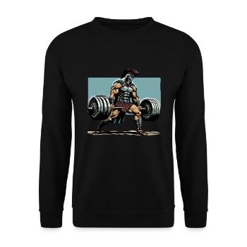 Julius Caesar Roman History Roman Empire - Unisex Sweatshirt - black - Front - Alina (178cm) & Michal (187cm)
