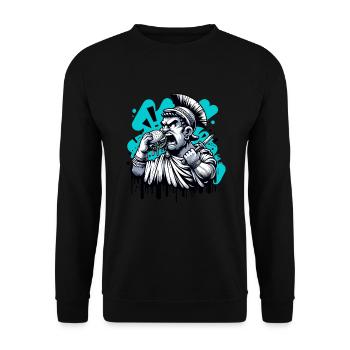 Hambourg Histoire romaine Empire romain - Sweat-shirt Unisexe - noir - Devant - Alina (178cm) & Michal (187cm)
