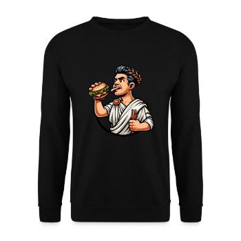 Hambourg Histoire romaine Empire romain - Sweat-shirt Unisexe - noir - Devant - Alina (178cm) & Michal (187cm)