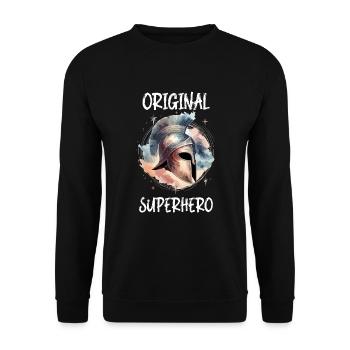 Julius Cäsar Römische Geschichte Römisches Reich - Unisex Pullover - Schwarz - Vorne - Alina (178cm) & Michal (187cm)