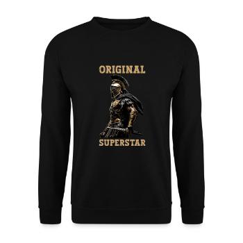 Jules César Histoire romaine Empire romain - Sweat-shirt Unisexe - noir - Devant - Alina (178cm) & Michal (187cm)