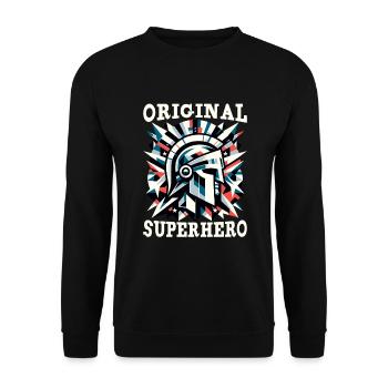 Jules César Histoire romaine Empire romain - Sweat-shirt Unisexe - noir - Devant - Alina (178cm) & Michal (187cm)