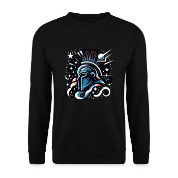 Jules César Histoire romaine Empire romain - Sweat-shirt Unisexe - noir - Devant - Alina (178cm) & Michal (187cm)
