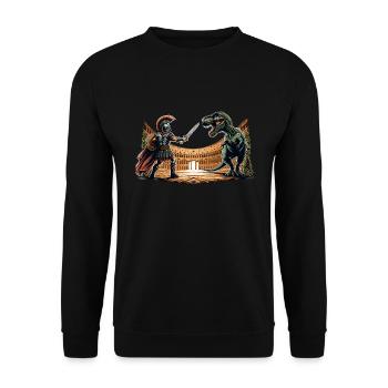 Jules César Histoire romaine Empire romain - Sweat-shirt Unisexe - noir - Devant - Alina (178cm) & Michal (187cm)