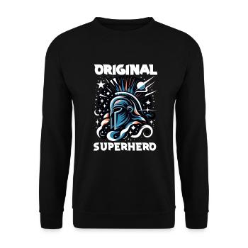 Julius Caesar Roman History Roman Empire - Unisex Sweatshirt - black - Front - Alina (178cm) & Michal (187cm)
