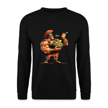 Jules César Histoire romaine Empire romain - Sweat-shirt Unisexe - noir - Devant - Alina (178cm) & Michal (187cm)