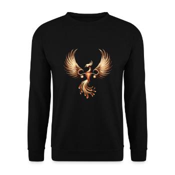 Hystérectomie pour restaurer la - Sweat-shirt Unisexe - noir - Devant - Alina (178cm) & Michal (187cm)
