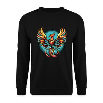 Hystérectomie pour restaurer la - Sweat-shirt Unisexe - noir - Devant - Alina (178cm) & Michal (187cm)