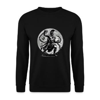 Julius Cäsar Römische Geschichte Römisches Reich - Unisex Pullover - Schwarz - Vorne - Alina (178cm) & Michal (187cm)