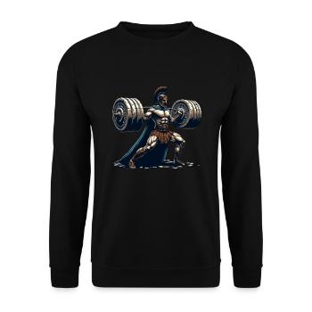 Jules César Histoire romaine Empire romain - Sweat-shirt Unisexe - noir - Devant - Alina (178cm) & Michal (187cm)