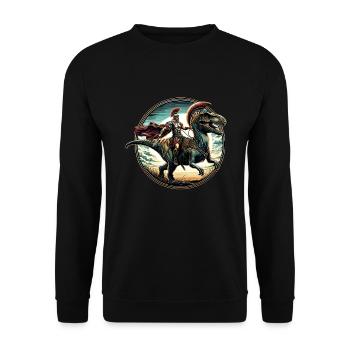 Jules César Histoire romaine Empire romain - Sweat-shirt Unisexe - noir - Devant - Alina (178cm) & Michal (187cm)