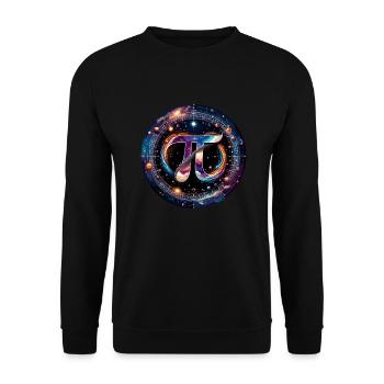 Funny Pi Day 2024 3.14 Pi Symbole numérique Mathématiques - Sweat-shirt Unisexe - noir - Devant - Alina (178cm) & Michal (187cm)