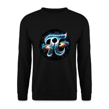 Funny Pi Day 2024 3.14 Pi Symbole numérique Mathématiques - Sweat-shirt Unisexe - noir - Devant - Alina (178cm) & Michal (187cm)
