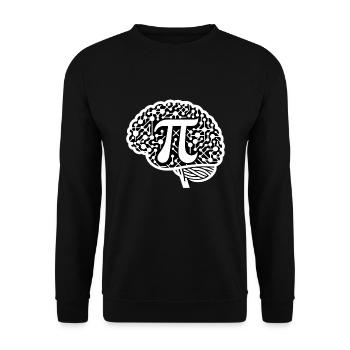 Funny Pi Day 2024 3.14 Pi Symbole numérique Mathématiques - Sweat-shirt Unisexe - noir - Devant - Alina (178cm) & Michal (187cm)