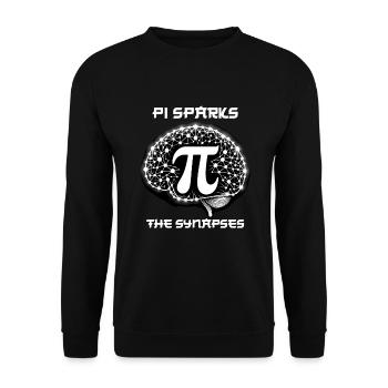 Funny Pi Day 2024 3.14 Pi Symbole numérique Mathématiques - Sweat-shirt Unisexe - noir - Devant - Alina (178cm) & Michal (187cm)