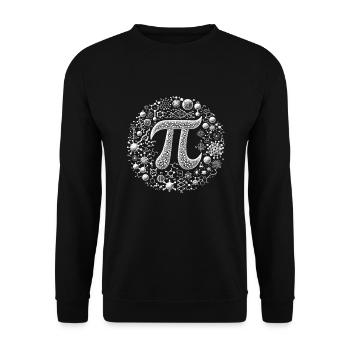 Funny Pi Day 2024 3.14 Pi Symbole numérique Mathématiques - Sweat-shirt Unisexe - noir - Devant - Alina (178cm) & Michal (187cm)