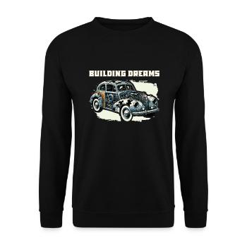 Puzzle Lover Jigzaw Puzzle Board Game Puzzler - Unisex Sweatshirt - black - Front - Alina (178cm) & Michal (187cm)