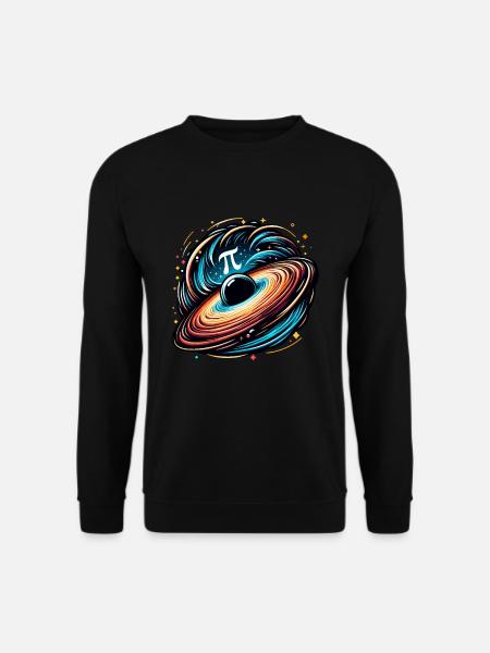 Funny Pi Day 2024 3.14 Pi Number Symbol Math - Unisex Sweatshirt - black