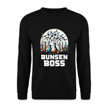 Organische Chemie, Chemiestudenten, Chemie - Unisex Pullover - Schwarz - Vorne - Alina (178cm) & Michal (187cm)