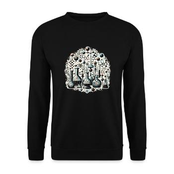 Organische Chemie, Chemiestudenten, Chemie - Unisex Pullover - Schwarz - Vorne - Alina (178cm) & Michal (187cm)