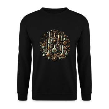 Organische Chemie, Chemiestudenten, Chemie - Unisex Pullover - Schwarz - Vorne - Alina (178cm) & Michal (187cm)