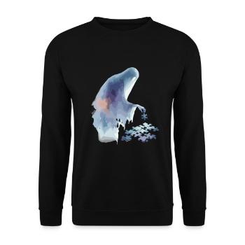 Puzzle Lover Jigzaw Puzzle Brettspiel Puzzler - Unisex Pullover - Schwarz - Vorne - Alina (178cm) & Michal (187cm)