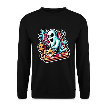 Puzzle Lover Jigzaw Puzzle Board Game Puzzler - Unisex Sweatshirt - black - Front - Alina (178cm) & Michal (187cm)