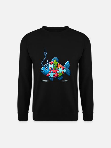 Puzzle Lover Jigzaw Puzzle Brettspiel Puzzler - Unisex Pullover - Schwarz