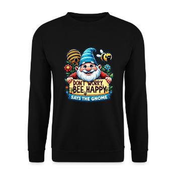 Sailors Sea Shanty Singing Ship Adventures - Unisex Sweatshirt - black - Front - Alina (178cm) & Michal (187cm)